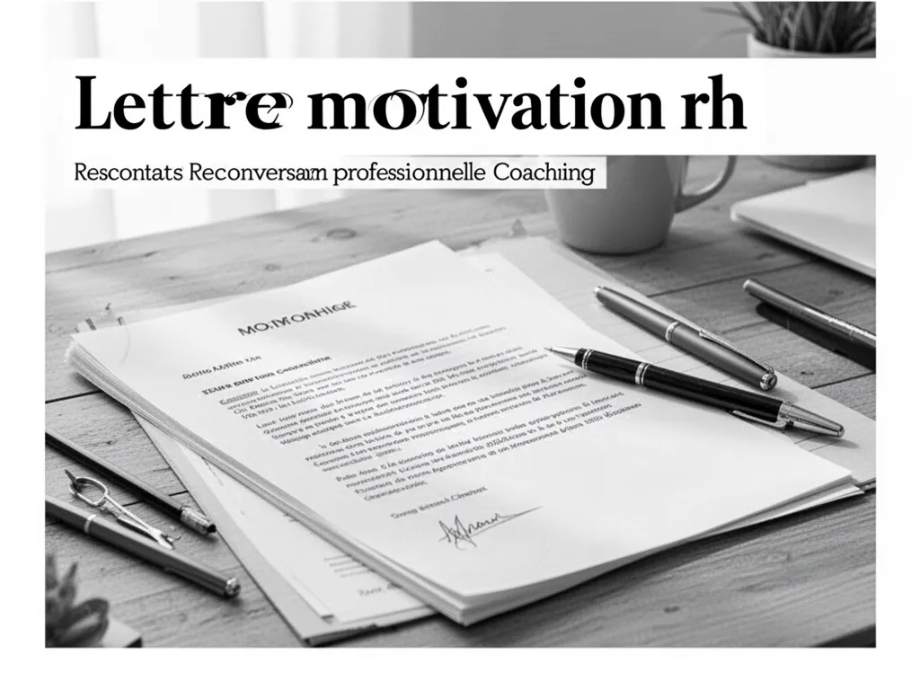 Réussir sa reconversion vers les RH : la lettre de motivation qui crédibilise